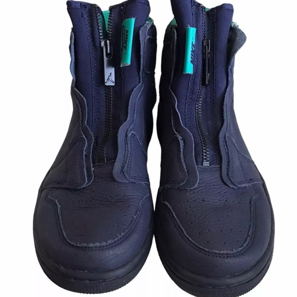 Nike Air Jordan 1 Retro High Zip Blackened Blue AQ3742-403 Shoes Women 6 OR 4.5Y - Picture 2 of 5